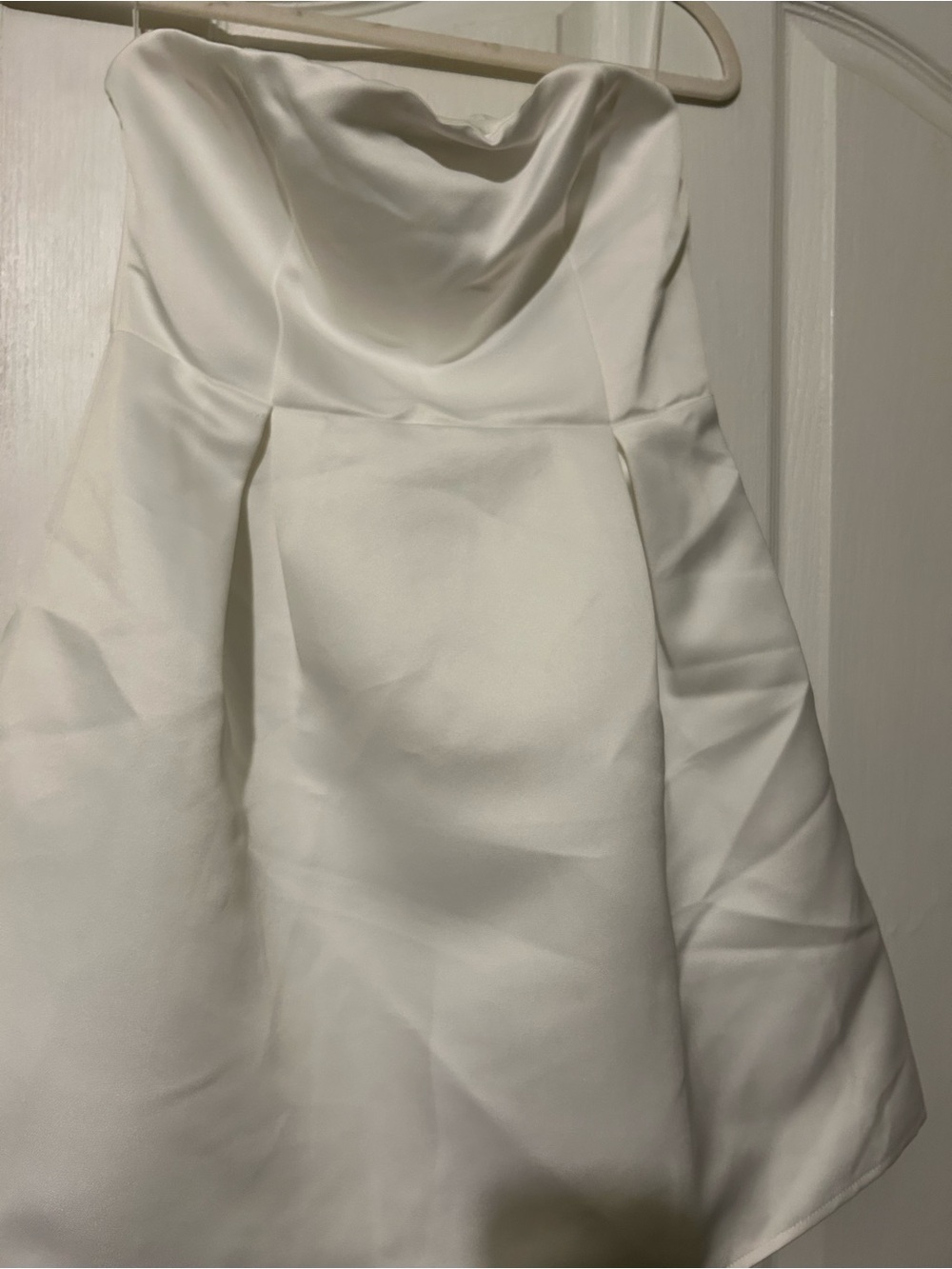 Princess Polly White Strapless Party Dress size 6